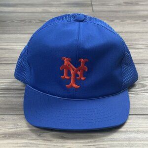 Vintage 80’s New York Mets Mesh Trucker Snapback Hat